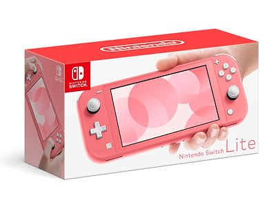 Nintendo Switch Liteコーラルピンク画像